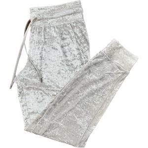 Lululemon Ready to Crush Jogger Chrome / White Velvet Pants Womens Size 8